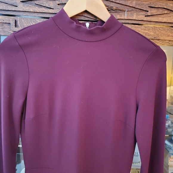 DYNAMITE Burgundy Mini Dress - Picture 2 of 6